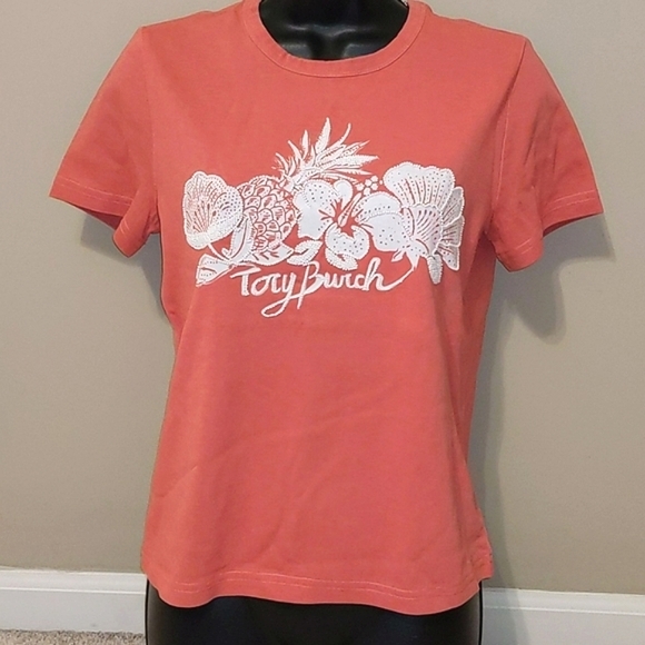 NEW Tory Burch Vintage Hawaiian Vine Tee - Picture 2 of 7